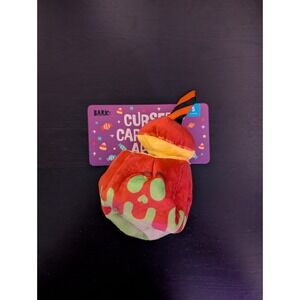 Bark Box Cursed Caramutt Apple Plush Dog Toy Treat Trap Crinkle Squeaker Small